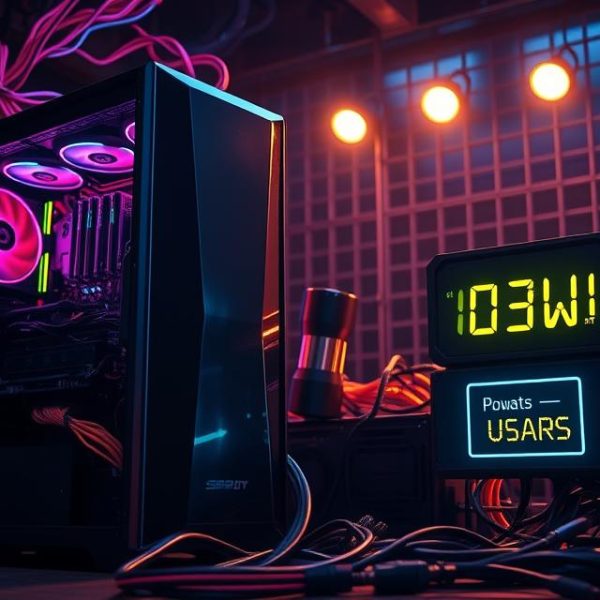 how much power a gaming pc use