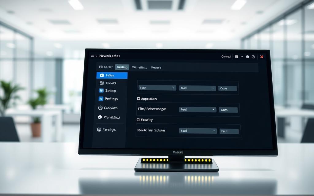 network sharing settings